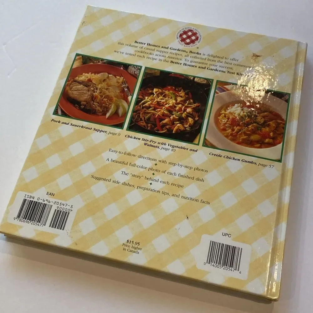 Vintage Better Homes and Gardens Casual Suppers (1996)